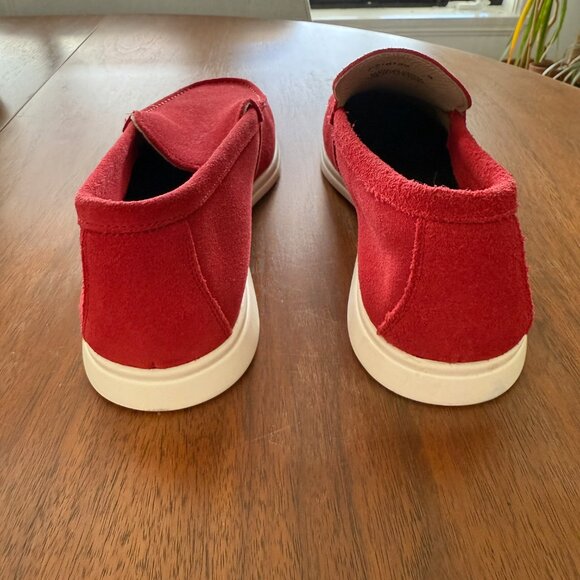 Zanzara Red Suede Penny Loafers Men’s 9 Slip-On Casual Dress Shoes main image 5